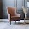 Flash Furniture Dark Brown Faux Leather Wingback Accent Chair QY-B235-DBR-GG - alternate 1